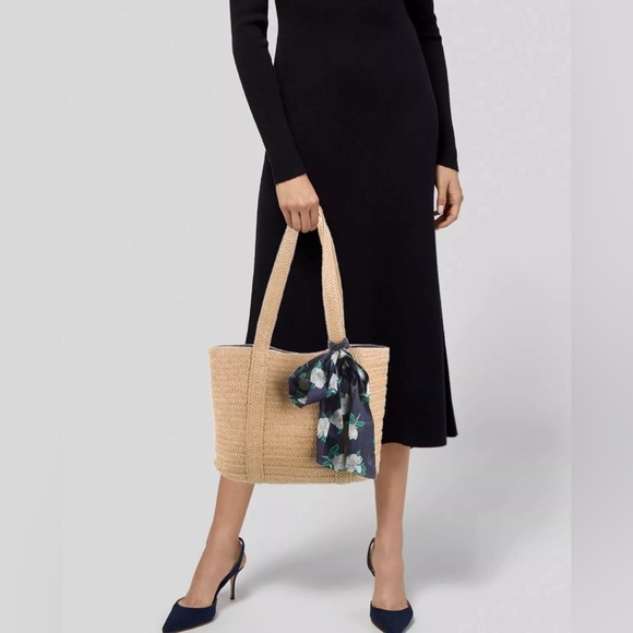 DRAPER JAMES EVERYDAY STRAW BAG    NWT - Picture 3 of 12